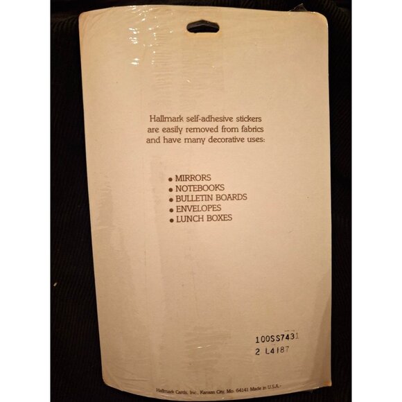 Vintage Hallmark Stickers Panda Bears NOS Sealed in Package 4 Sheets 1980s USA - Picture 2 of 2